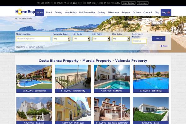 Site using Easy-real-estate plugin