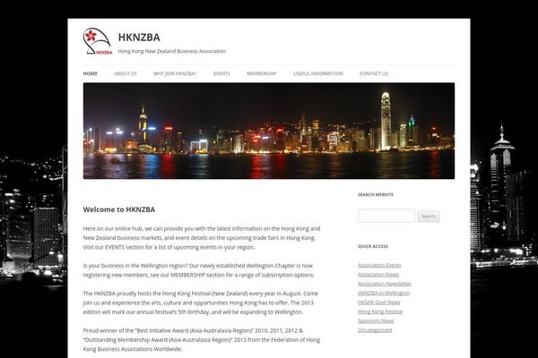 Site using Membership-hknzba plugin