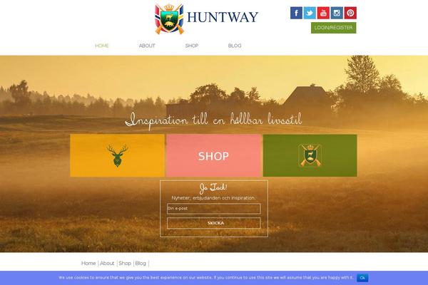 Site using Huntway plugin