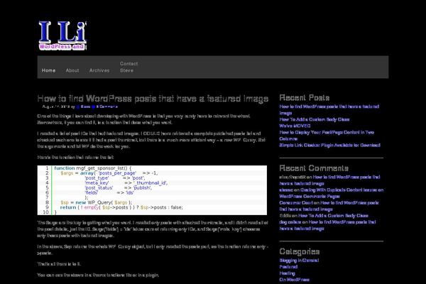 Site using Picasa Image Express plugin