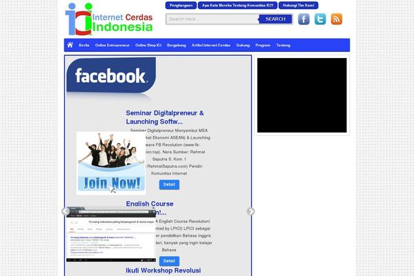 Site using Social PopUP - Facebook, Twitter & Google+ plugin