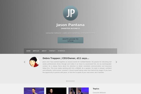 Site using Jamie Social Icons plugin