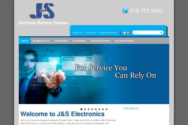 Site using J Shortcodes plugin