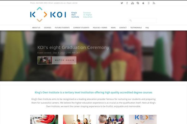 Site using Koicsvimporter plugin