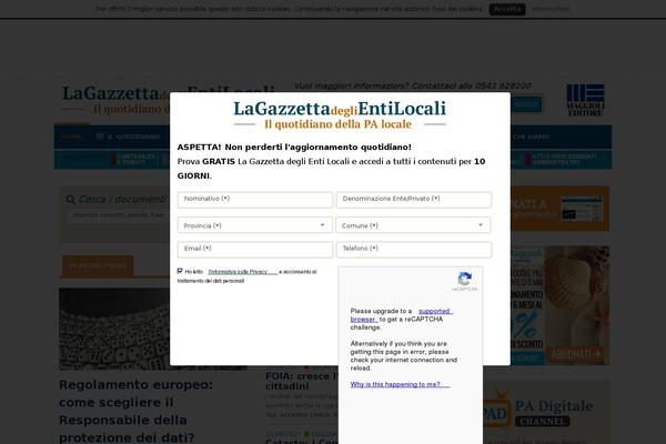 Site using Maggioli-privacy plugin