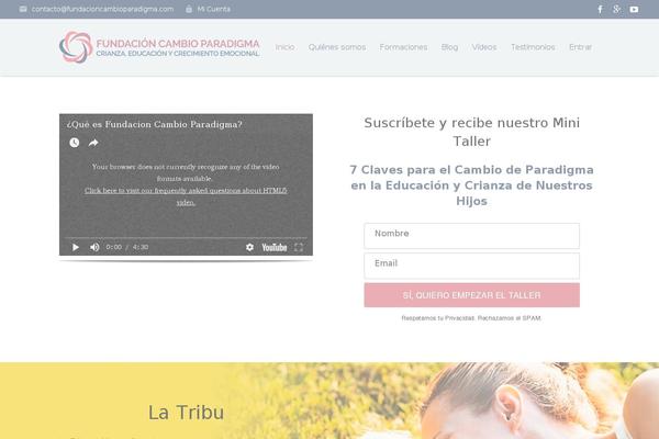 Site using Thrive Leads plugin