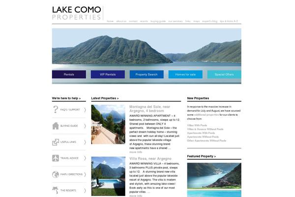 Site using Lakecomoproperties plugin