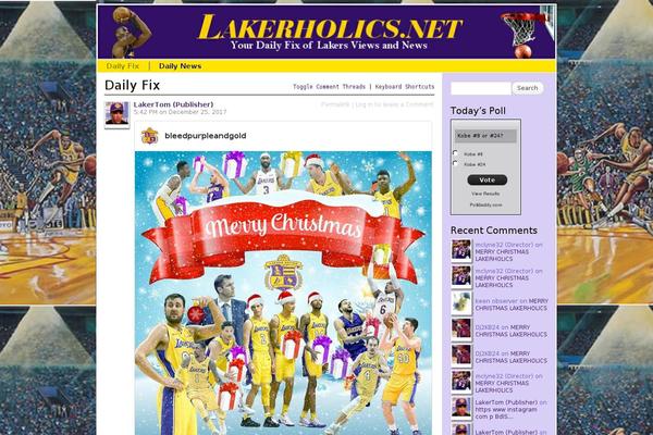 Site using Lakerholics plugin