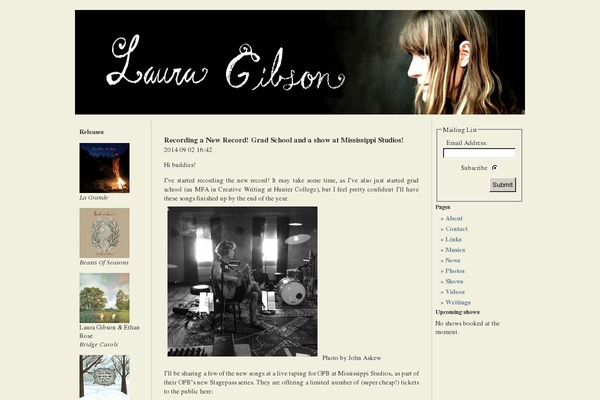 Site using GigPress plugin