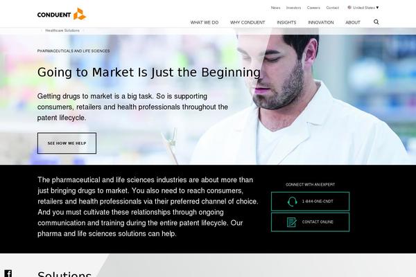 Site using Conduent-marketo plugin