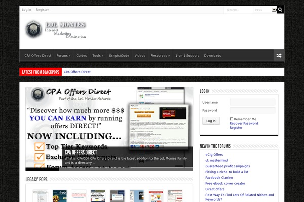 Site using E-newsletter plugin