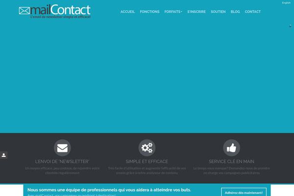 Site using AJAX Contact plugin