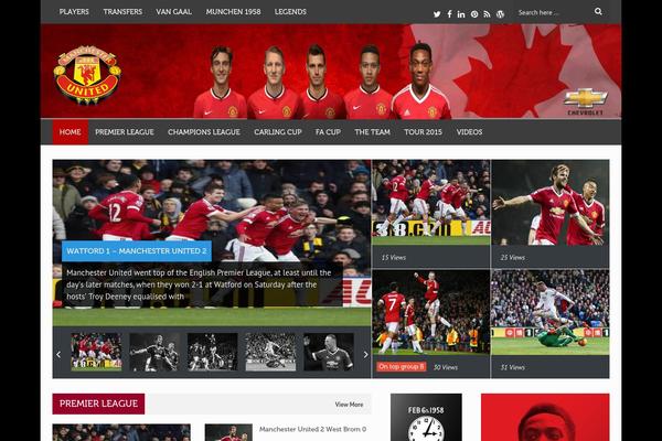 Site using Fastest Live Scores - Football Widgets plugin