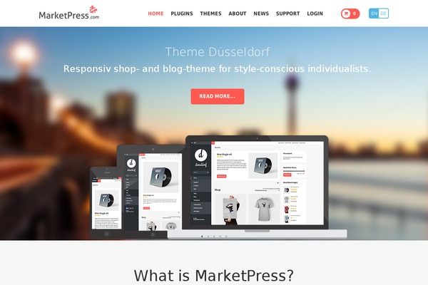 Site using Marketpress-essentials plugin