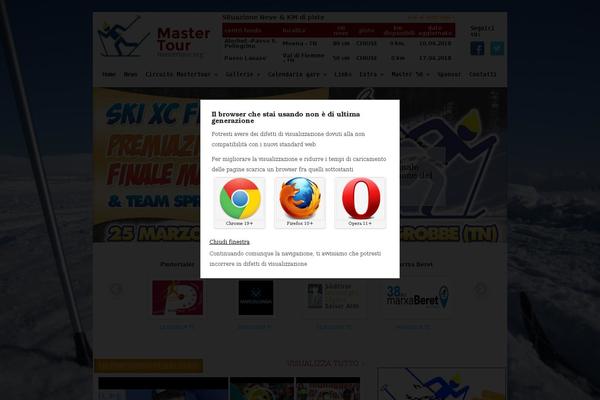 Site using Browser Rejector plugin