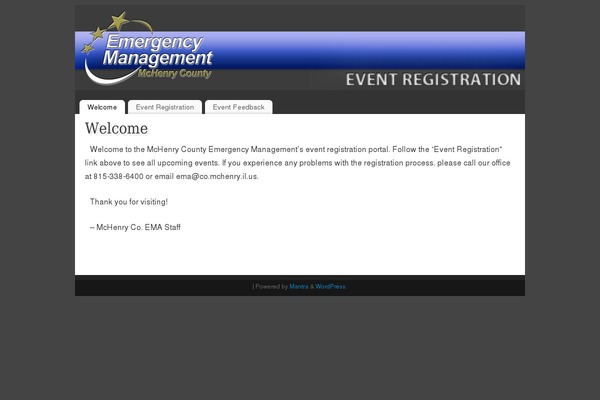 Site using Events Planner plugin