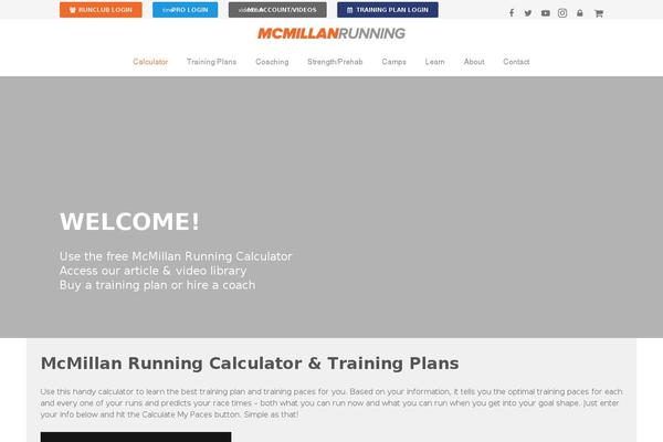 Site using Mcmillan-calculator plugin