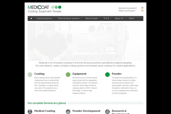 Site using Medicoat_multilanguage plugin