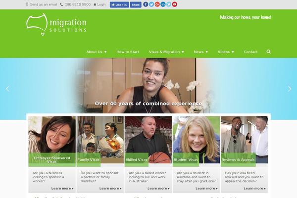 Site using Migration-solutions plugin