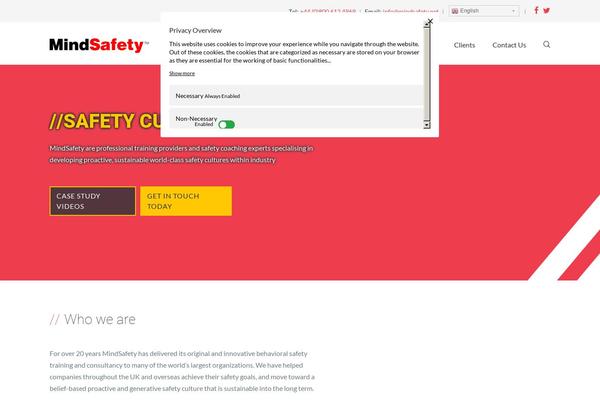 Site using Mind-safety-trainers plugin