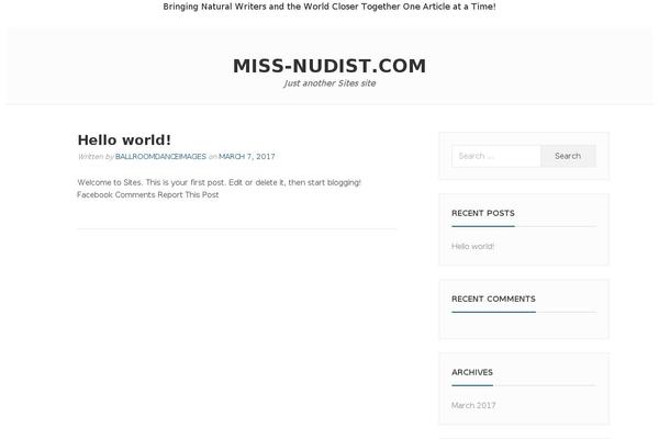 Site using Site-categories plugin
