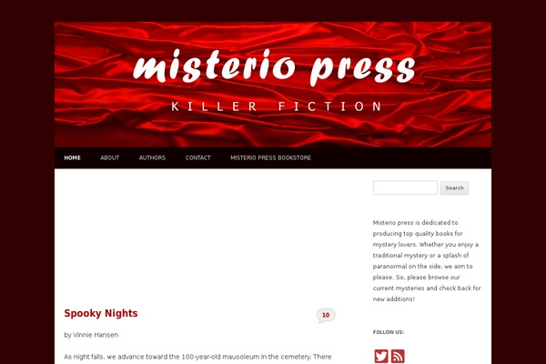 Site using MyBookTable Bookstore by Author Media plugin