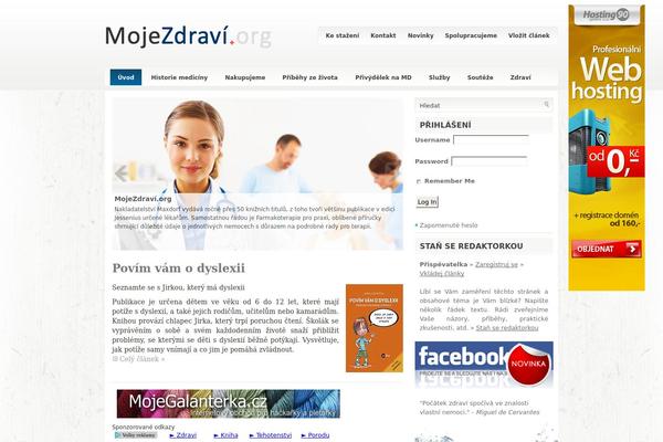 Site using Čeština pro WordPress plugin