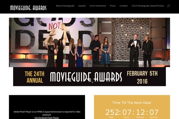Site using Movieguide-gala plugin