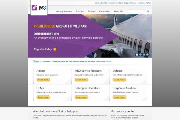 Site using Mcm-widget-proxy plugin