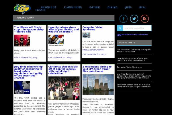 Site using ShiftNav - Responsive Mobile Menu plugin