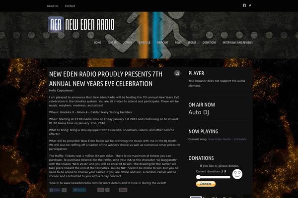 Site using Proradio-dedications plugin