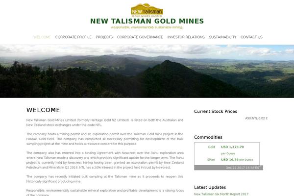 Site using Gold Price plugin