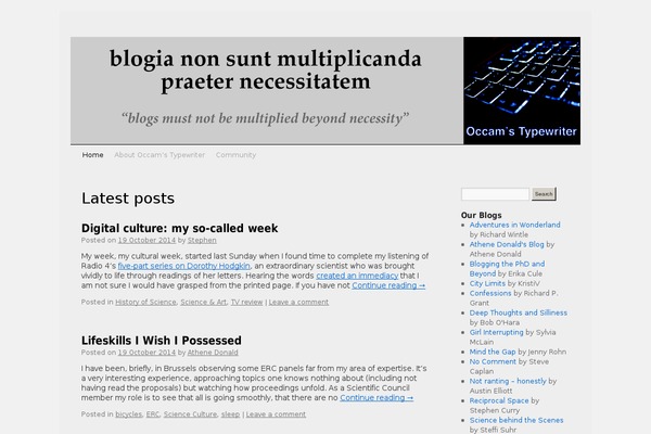 Site using Super RSS Reader plugin