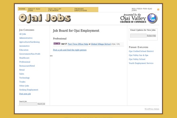 Site using Jobs-plus plugin