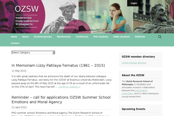 Site using Ozsw-member-directory plugin