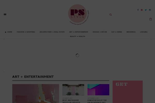 Site using Paged-post-slider plugin