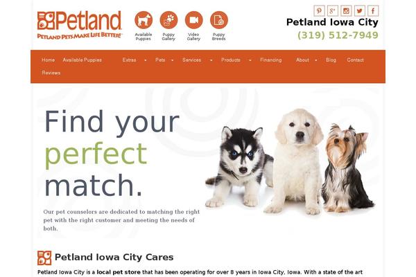 Site using Petland plugin