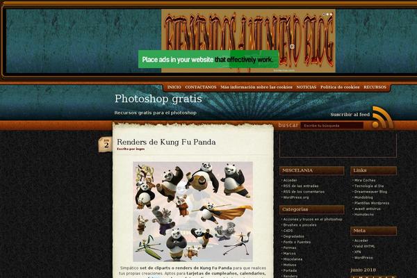 Site using Page-flip-image-gallery plugin