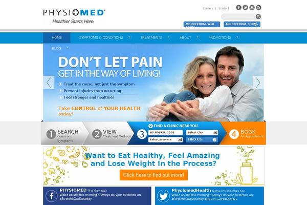 Site using Physiomed plugin
