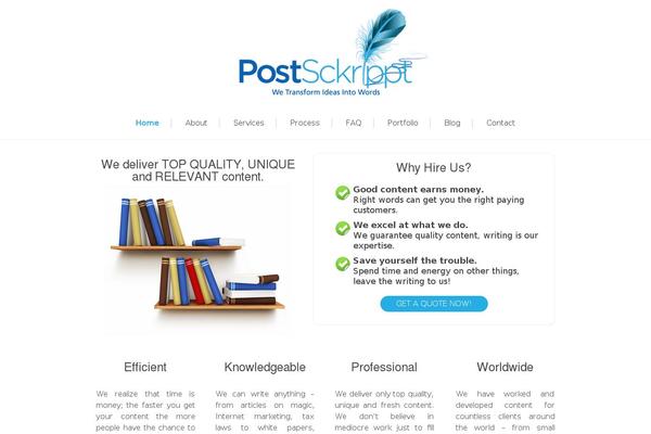 Site using WordPress Shortcodes plugin