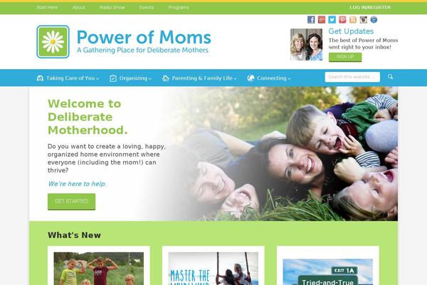 Site using Power-of-moms-programs plugin
