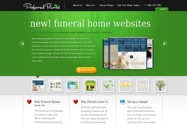 Site using Funeral plugin