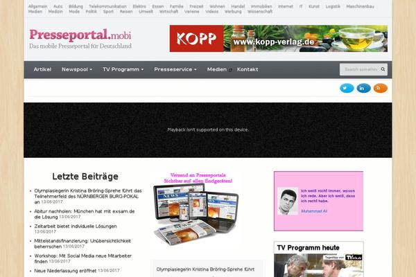 Site using Presseportal Plugin plugin