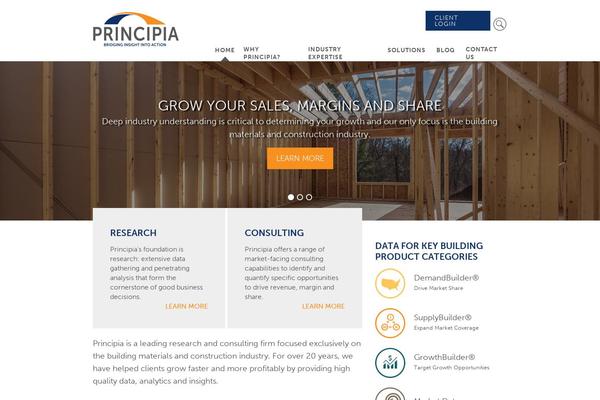 Site using Principia-industry-reports plugin