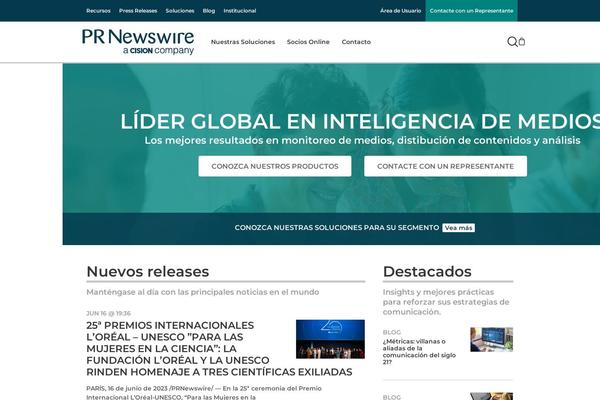 Site using Newscodes plugin