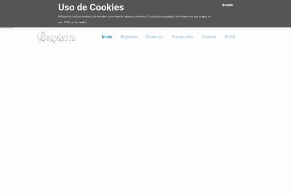 Site using Google Analytics y la ley de Cookies plugin