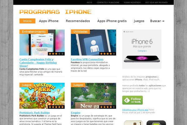Site using iPhods iTunes Top Products Widget plugin
