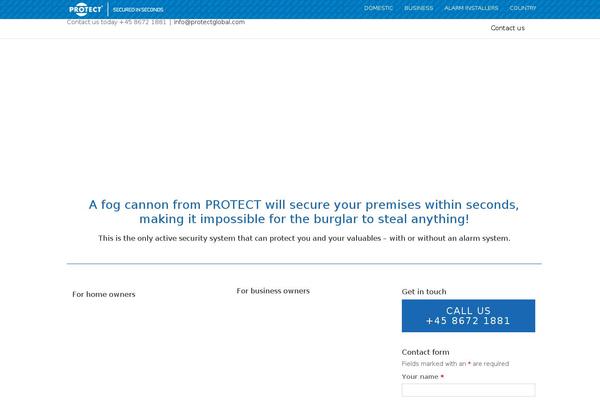 Site using Protectglobal plugin
