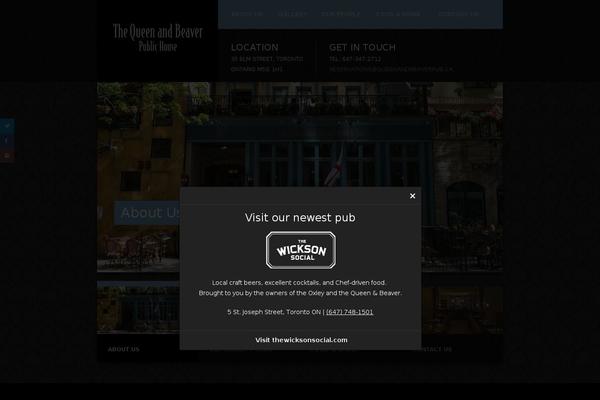 Site using Wickson-social-popup plugin