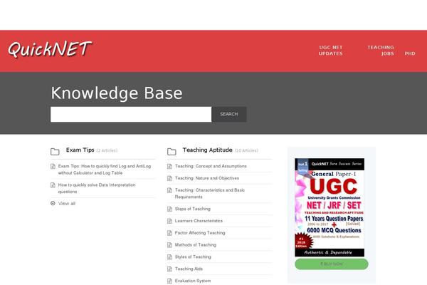 Site using Ht-knowledge-base plugin